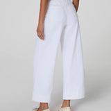 Wide Leg Crop | White