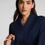 Shawl Collar Half Zip | Navy