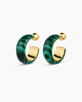Paseo Marble Small Hoops