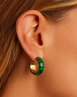 Paseo Marble Small Hoops
