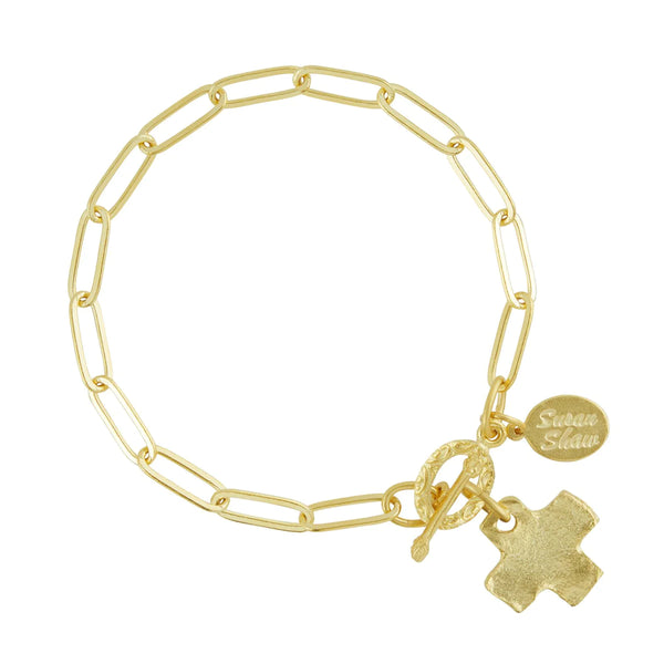 Cross Paperclip Necklace