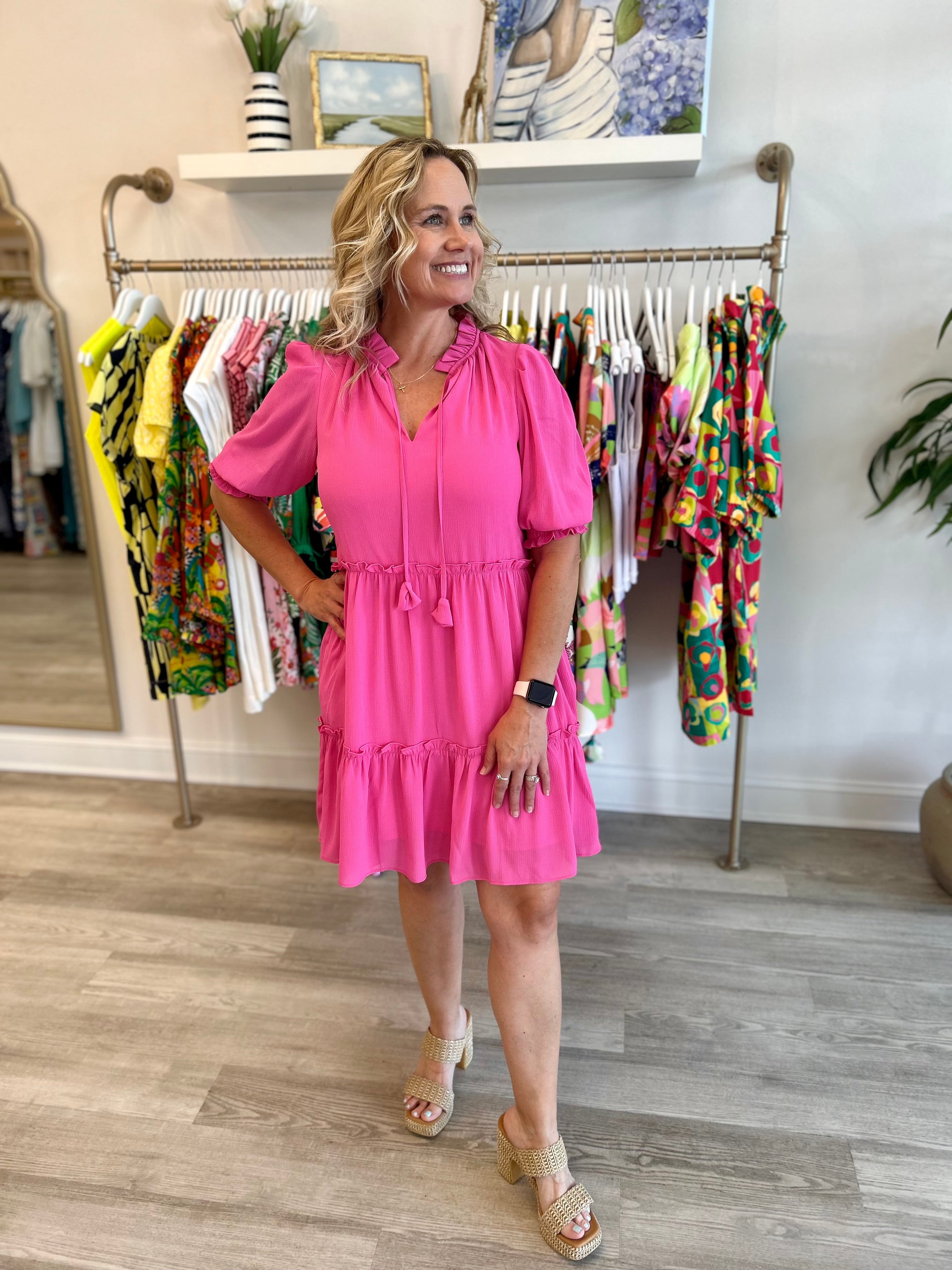 Floral Delight Halter Dress Joy Joy