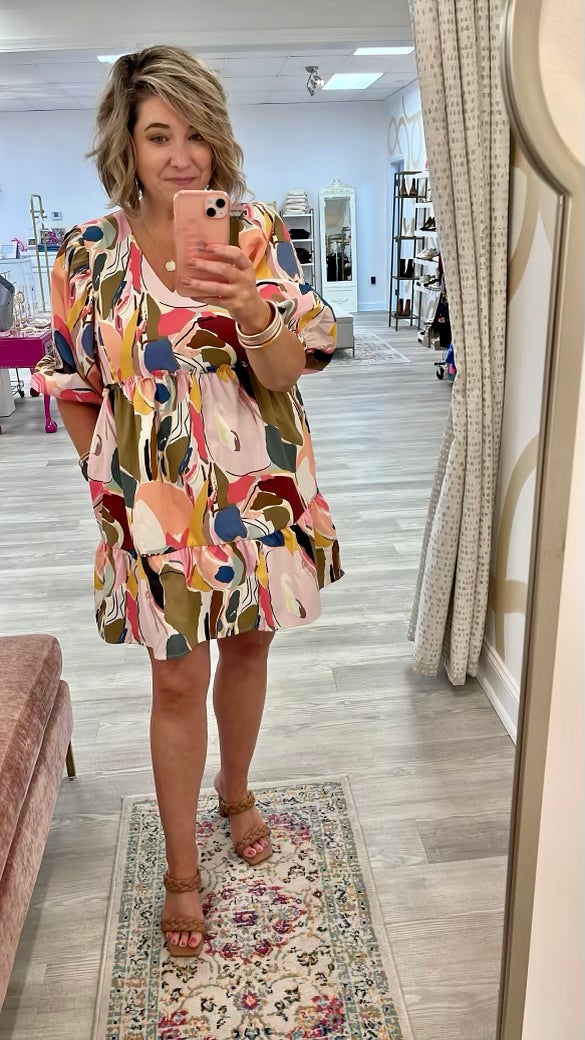 Addison Dress | Abstract