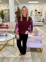 Barkley Top | Blurred Floral