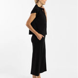 Tillie Top | Black Ponte