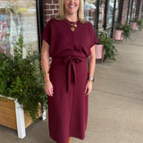 Vino Draped Maxi