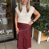 Phoebe Skirt | Cabernet