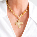 Gold Cross Necklace