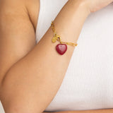Audrey Heart Bracelet | Jasper