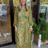 Olive Tapestry Maxi