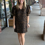 Leopard Shift Dress