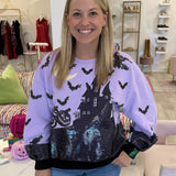 Halloween House Sweatshirt | Lavender