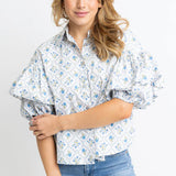 French Floral Top