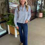 Straight Fit Button Down