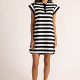Audrey Dress | Black Stripe