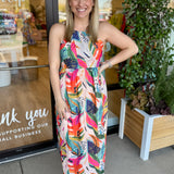 Tropics Halter Dress