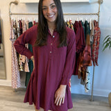 Margot Dress | Mulberry Wine