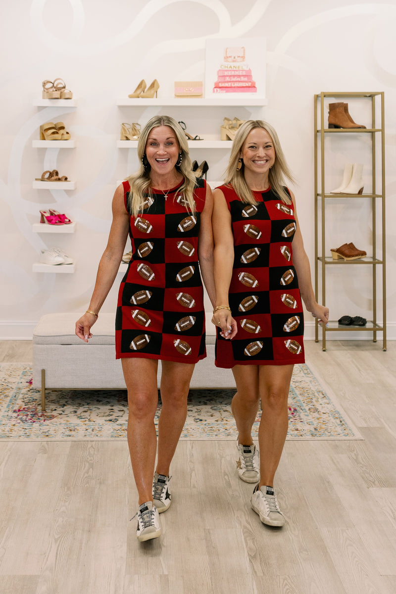 Garnet and Black Football Dress