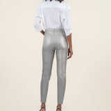 Charlize Coated High Rise | Silver