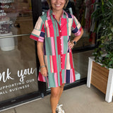 Dock Dress | Woodland Stripes