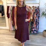 Blake Dress | Merlot