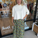 Annie Fall Floral Skirt