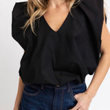 Black Bubble Top