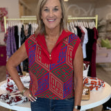 Poppy Pullover Vest