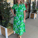 Glenda Stretch Poplin Dress