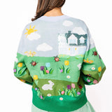 Easter Bunnies & Eggs Cardigan