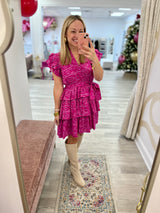 Delilah Dress | Magenta