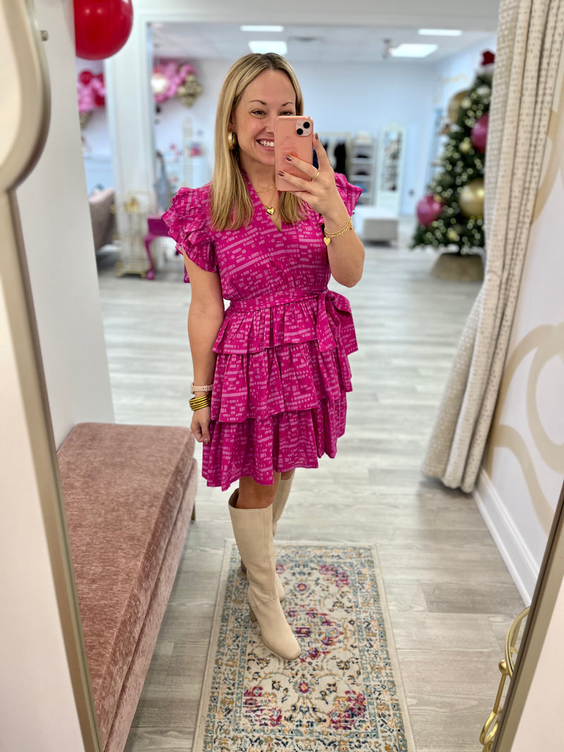 Delilah Dress | Magenta