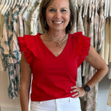 Emerson Ruffle Tee
