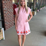 Lee Lee Dress | Orange Crush