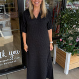 Poppy Maxi | Black Cheetah