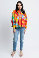 Bold Foral Top