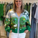 Easter Bunnies & Eggs Cardigan