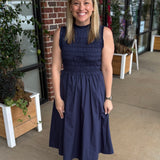 Navy Midi Dress