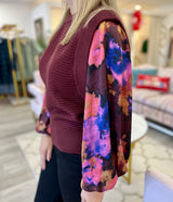 Barkley Top | Blurred Floral