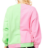 Wicked Green & Pink Sweatshirt