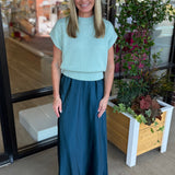 Banded Wedge Sweater | Frost