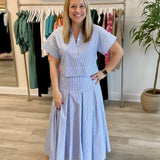 Hailey Skirt | Diamond Stripe