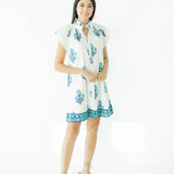 Lucia Dress | French Blue Marigold