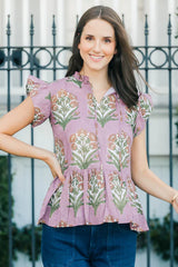 Luna Blouse | Spiced Ginger
