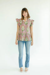 Luna Blouse | Spiced Ginger