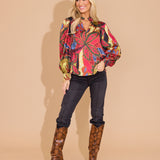 Phoebe Top | Jungle Floral