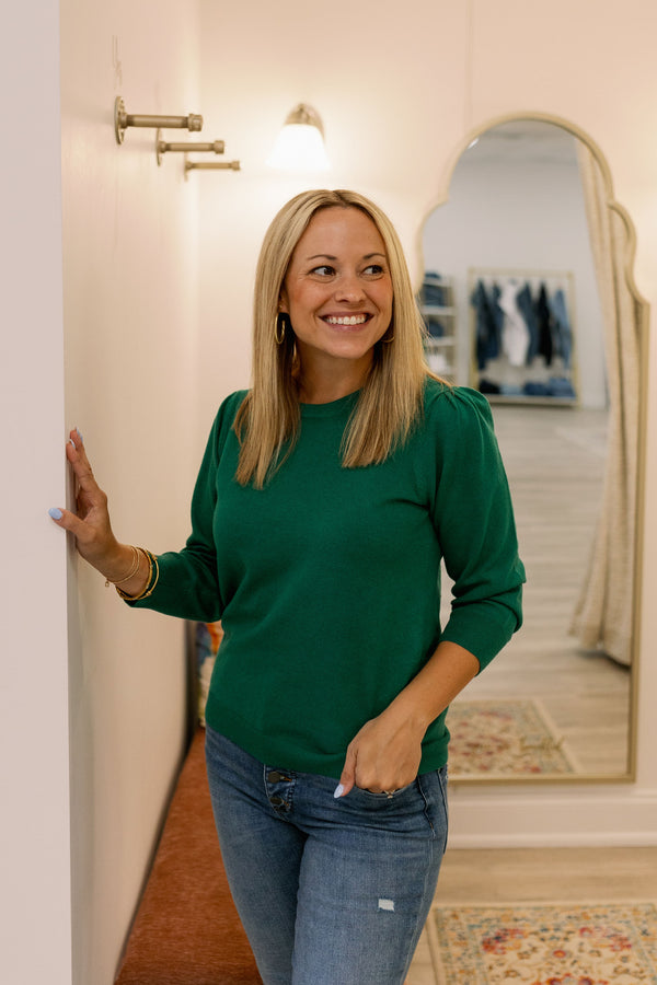Julianne Puff Sleeve Sweater