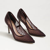Hazel Mesh Pump | Burgundy