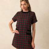 Portia Shift Dress | Check the Halls