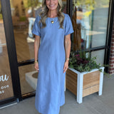 Georgia Dress | Blue